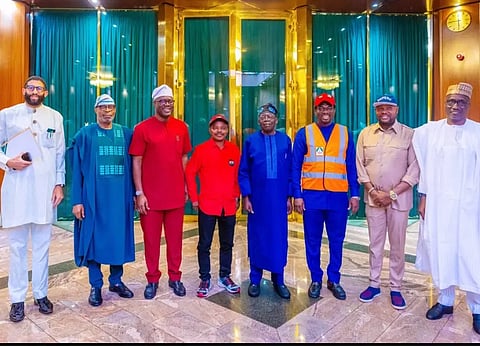 President Tinubu and NLC leaders