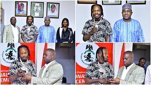 Naira Marley at the NDLEA HQ