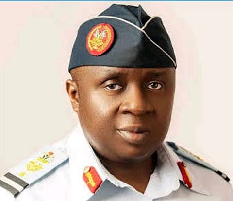 NAF spokesperson, Air Commodore Edward Gabkwet
