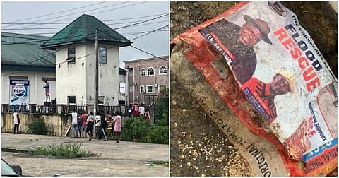 Looting of warehouse in Bayelsa