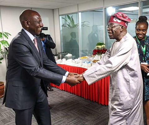 The President of Kenya and Nigeria