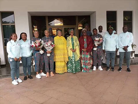 The first lady and the super falcons