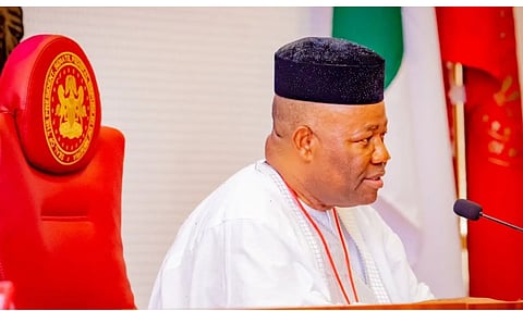 The President of the Senate, Senator Godswill Akpabio