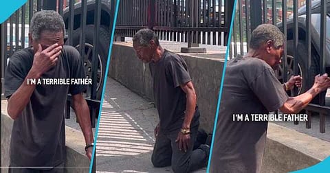 The homeless man