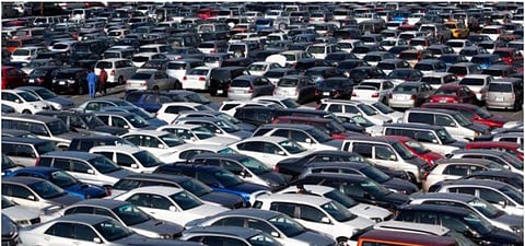 Automobile auction village