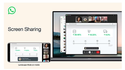 New Screen Sharing Features by WhatsApp