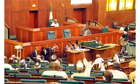 Photo of House of Representative members used to support the story