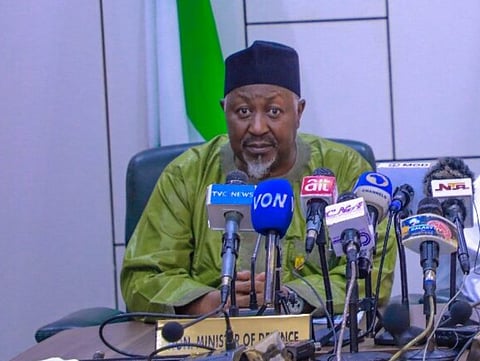 Minister of Defence, Alhaji Mohammed Badaru