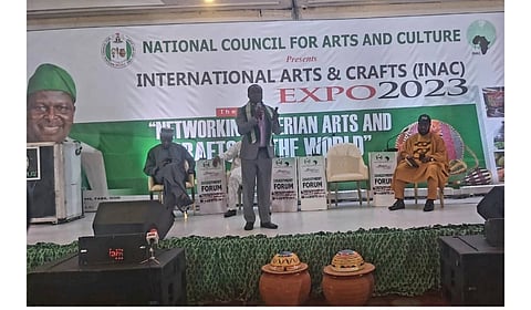 Dignitaries during the 16th International Arts and Craft Expo (INAC) in Abuja.