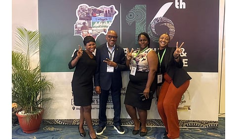 Cocktail party at the Annual Banking and Finance Conference in Abuja.
