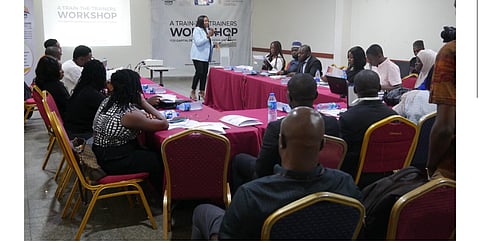 Participants during the training in Abuja