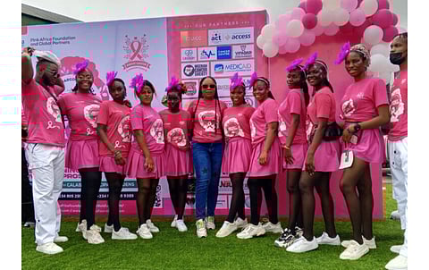 Participants of the Go Pink awareness on Breast Cancer