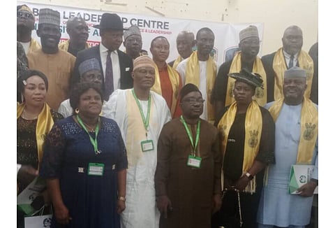 Photo of Some of the inductees