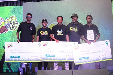 Winners of the 9mobile rap battle