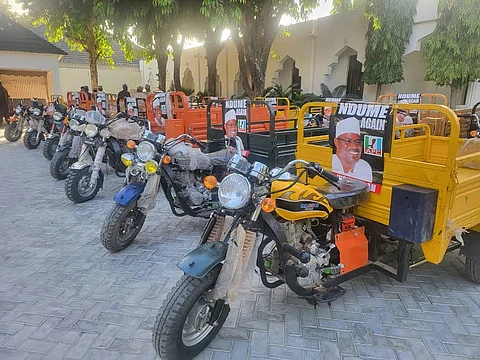 Carriage tricycles donated by Ndume