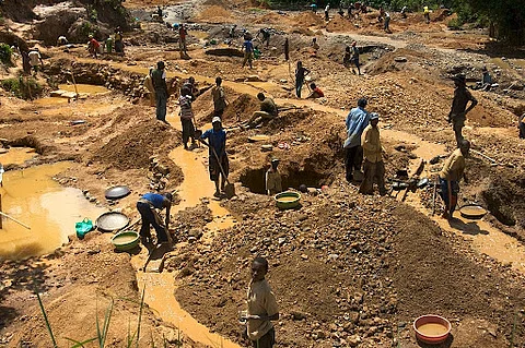 Mining activity