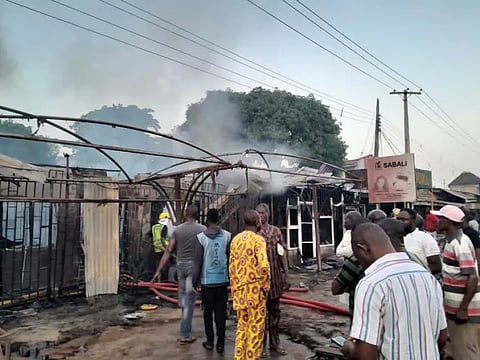 Fire outbreak in Kwara State