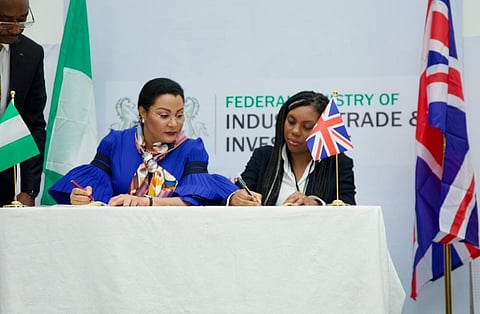 Kemi Badenoch and Nigerian Trade Minister Doris Nkiruka Uzoka-Anite