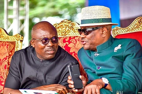 Governor Siminalayi Fubara and Nyesom Wike