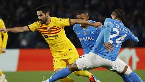BACELONA VS NAPOLI