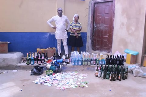Couple arrested for adulterating drinks
