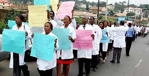 doctors on strike