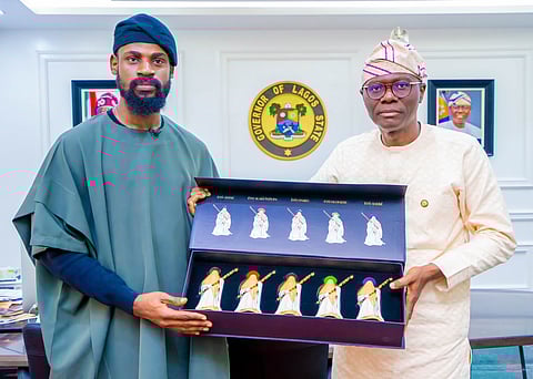 Sanwo-Olu Hosts Tunde After Breaking Guinness World Record