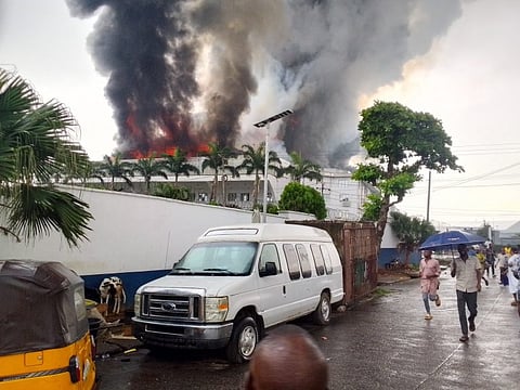 Fire Razes Christ Embassy Church Headquarters in Lagos