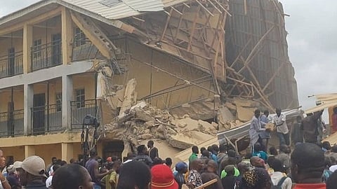 Collapse School Building of the Saint Academy, Jos.