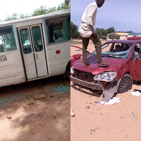 Vandalism from the protest