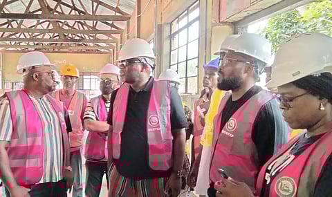 Engineers on the site