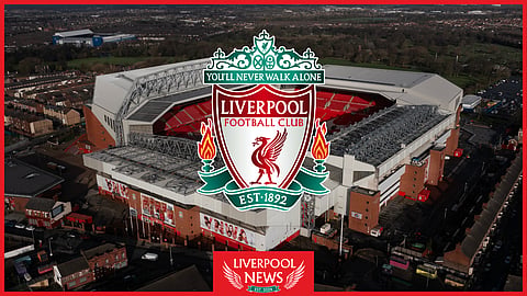 Anfield, the home of Liverpool