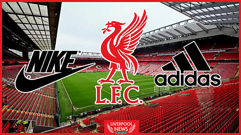 Liverpool are set to switch kit manufacturers