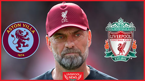 Jurgen Klopp's Liverpool face Aston Villa at Villa Park in the Premier League