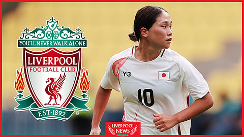 Liverpool Women midfielder Fuki Nagano. Credit: @LiverpoolFCW