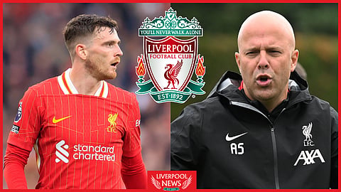 Andy Robertson could face the axe by Liverpool boss Arne Slot