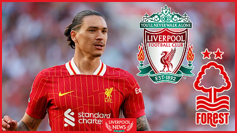 Darwin Nunez could start for Liverpool v Nottingham Forest
