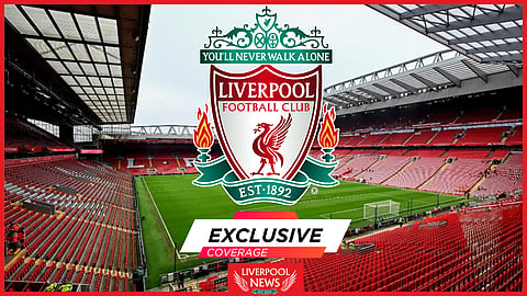 Anfield, the home of Liverpool FC