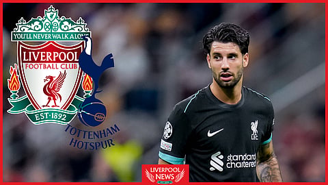 Liverpool ace Dominik Szoboszlai was immense against Tottenham (Credit: Imago)