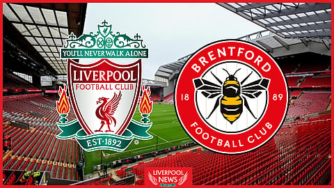 Liverpool take on Brentford on Saturday (Credit: Imago)