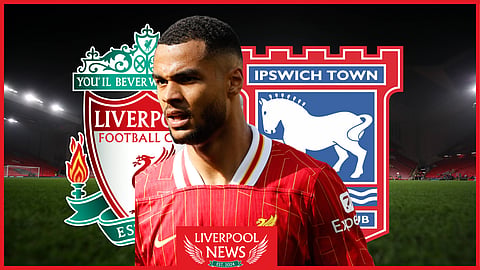 Liverpool star Cody Gakpo impressed in the win against Ipswich (Credit: Imago)