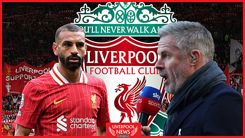 Liverpool star Mohamed Salah was criticised by Jamie Carragher (Credit: Imago/SkySports)