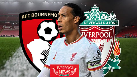Liverpool star Virgil van Dijk could return against Bournemouth (Credit: Imago)