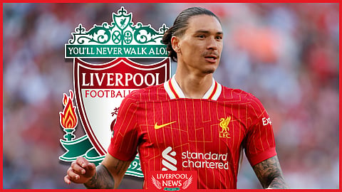 Liverpool forward Darwin Nunez (credit: Imago)