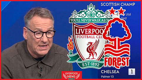 Paul Merson stunned in Nottingham Forest v Liverpool. (Credit: Sky Sports News)
