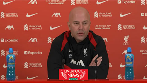 Arne Slot has shared early Liverpool team news. (Credit Liverpool on YouTube)