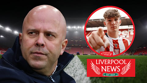 Liverpool ace Lewis Koumas has impressed for Stoke (Credit: Imago/Stoke City FC on Youtube)