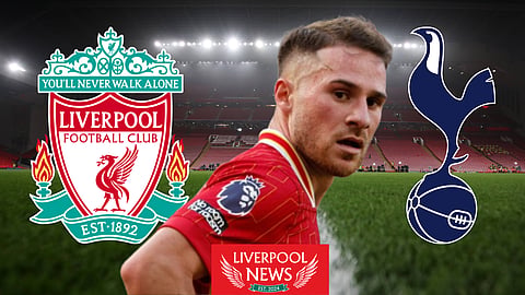 Liverpool star Alexis Mac Allister could be dropped for the Tottenham clash (Credit: Imago)