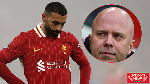 Mo Salah and Arne Slot