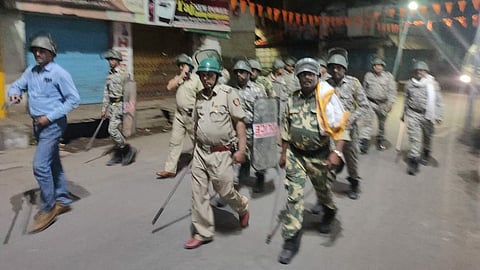 Police at Amravati